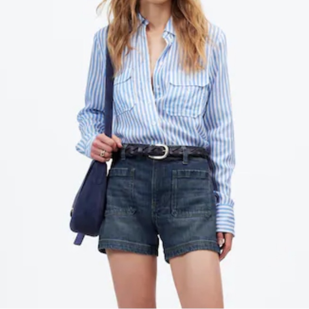 Madewell The Denim Emmett Short: Patch Pocket Edition NWT size 28.